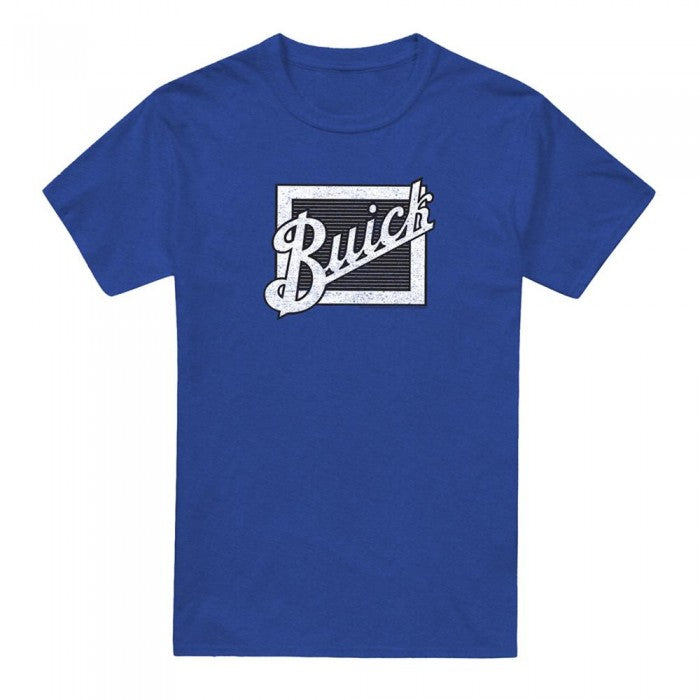 Front - Buick Unisex Adult Distressed Emblem T-Shirt