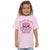 Front - Lilo & Stitch Girls Cute But Cheeky Angel Rainbow T-Shirt