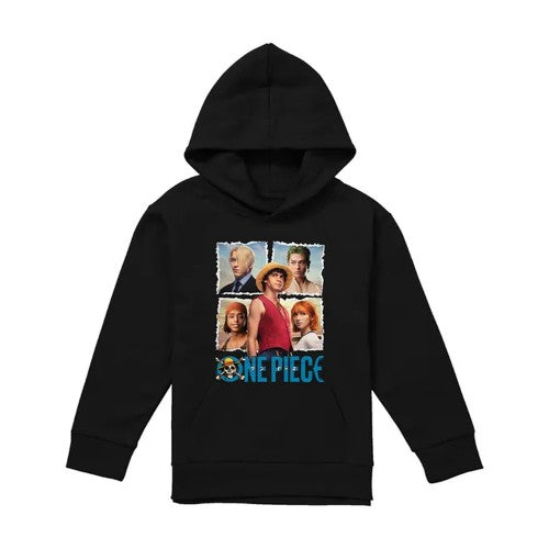 Front - One Piece Live Action Childrens/Kids Group Hoodie