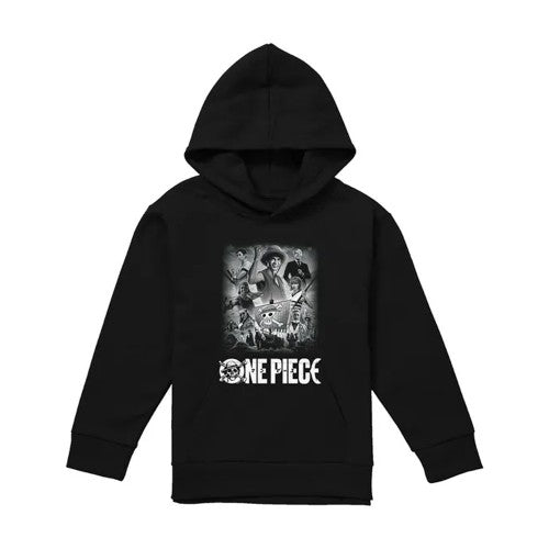 Front - One Piece Live Action Childrens/Kids Poster Hoodie