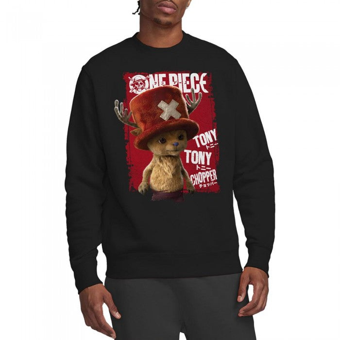 Front - One Piece Unisex Adult Select Screen Tony Tony Chopper Sweatshirt