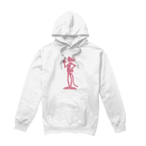 Front - Pink Panther Unisex Adult Heads Hoodie