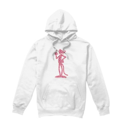 Front - Pink Panther Unisex Adult Heads Hoodie