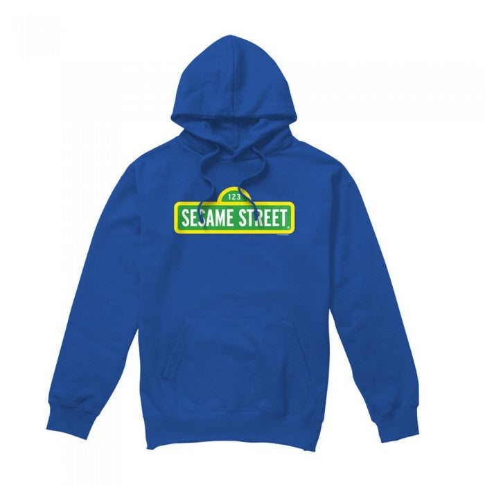 Front - Sesame Street Unisex Adult Logo Hoodie