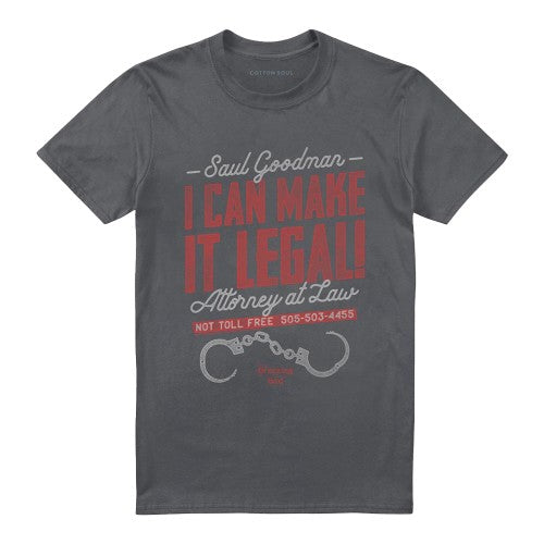 Front - Breaking Bad Unisex Adult I Can Make It Legal! T-Shirt