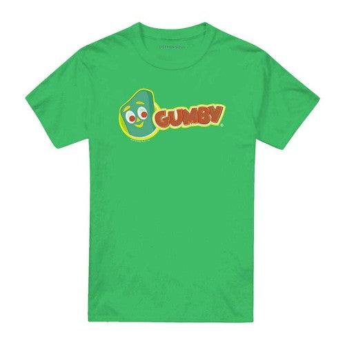 Front - Gumby Unisex Adult Logo T-Shirt