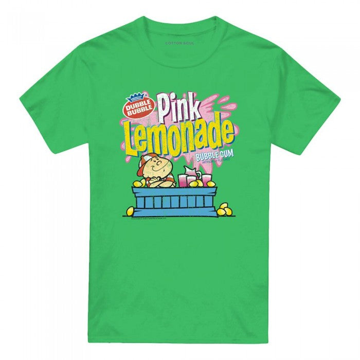 Front - Dubble Bubble Unisex Adult Pink Lemonade T-Shirt