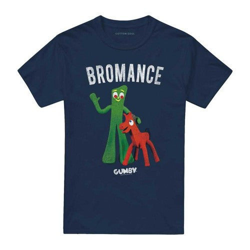Front - Gumby Unisex Adult Bromance T-Shirt