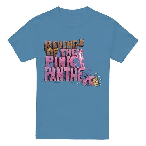 Front - Pink Panther Unisex Adult Revenge T-Shirt