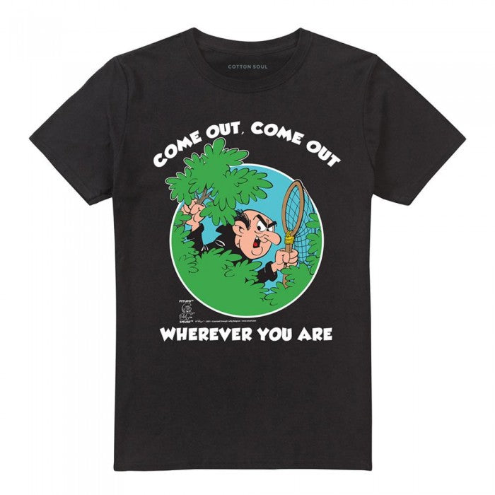 Front - The Smurfs Unisex Adult Gargamel T-Shirt