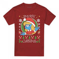 Front - The Smurfs Unisex Adult Smurfette Christmas T-Shirt