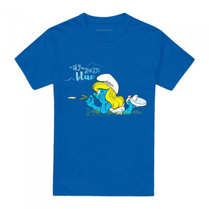 Front - The Smurfs Unisex Adult The Sky Is Always Blue Smurfette T-Shirt