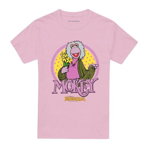 Front - Fraggle Rock Unisex Adult Mokey Fraggle Circle T-Shirt
