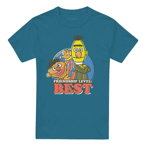 Front - Sesame Street Unisex Adult Friendship Level: Best Bert & Ernie T-Shirt