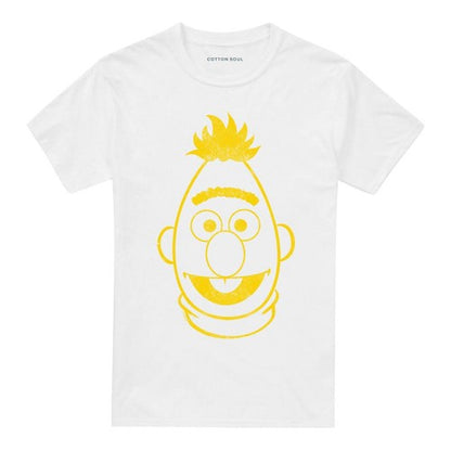 Front - Sesame Street Unisex Adult Bert Mono T-Shirt
