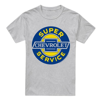 Front - Chevrolet Unisex Adult Super Service T-Shirt
