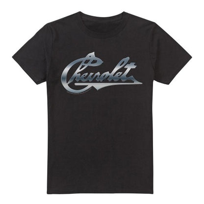 Front - Chevrolet Unisex Adult Vintage Logo T-Shirt