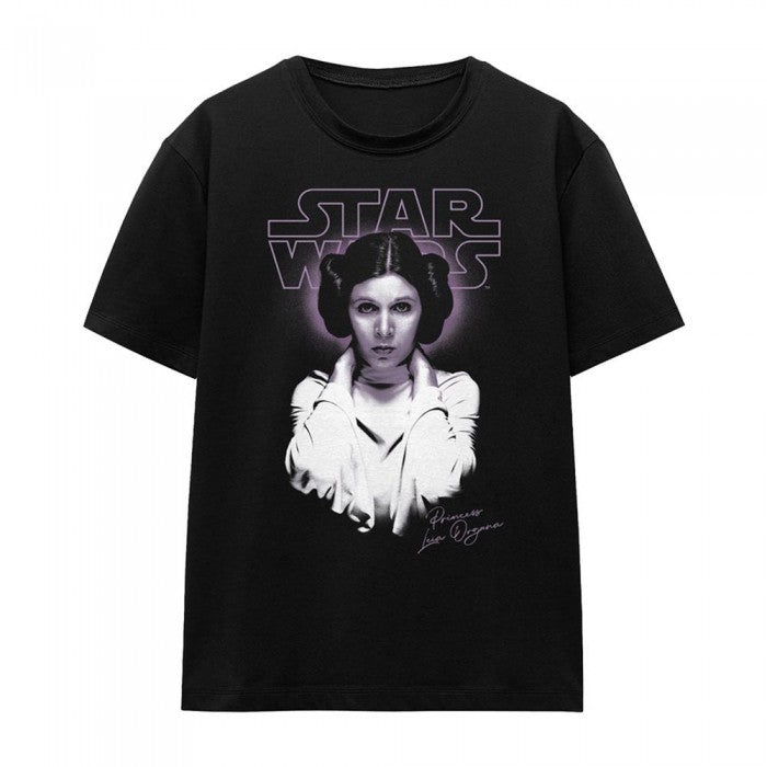 Front - Star Wars Womens/Ladies Princess Leia Portrait T-Shirt