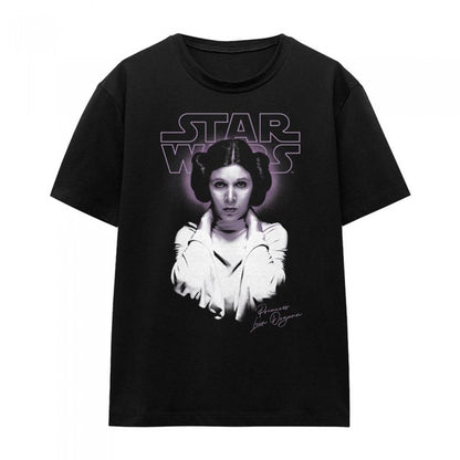 Front - Star Wars Womens/Ladies Princess Leia Portrait T-Shirt