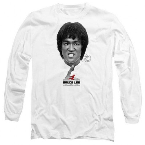 Front - Bruce Lee Unisex Adult Self Help Long-Sleeved T-Shirt