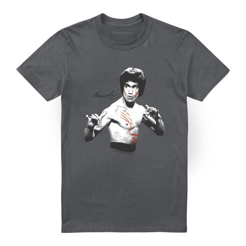 Front - Bruce Lee Unisex Adult Final Confrontation T-Shirt