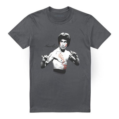 Front - Bruce Lee Unisex Adult Final Confrontation T-Shirt