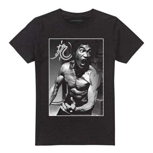 Front - Bruce Lee Unisex Adult Focused Rage T-Shirt