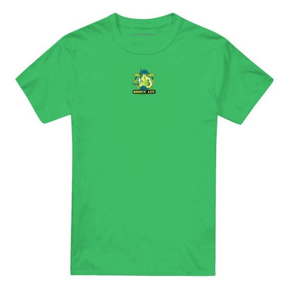 Front - Bruce Lee Unisex Adult Double Dragons T-Shirt