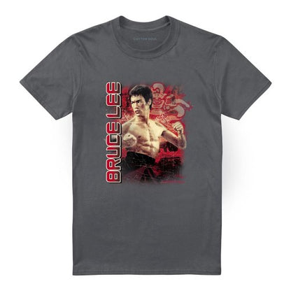Front - Bruce Lee Unisex Adult Fury T-Shirt