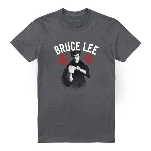 Front - Bruce Lee Unisex Adult Ready T-Shirt