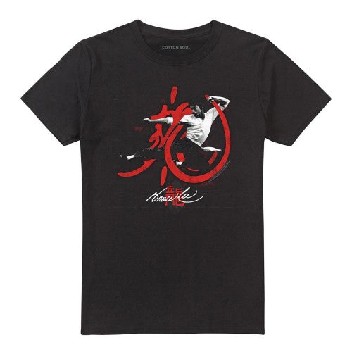 Front - Bruce Lee Unisex Adult High Flying T-Shirt