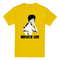Front - Bruce Lee Unisex Adult Suit Splatter T-Shirt