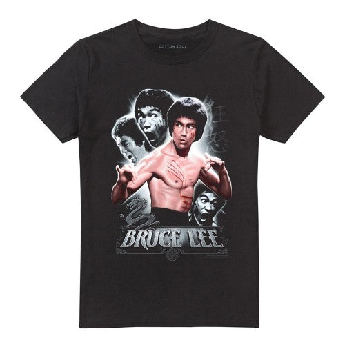 Front - Bruce Lee Unisex Adult Lee Inner Fury T-Shirt