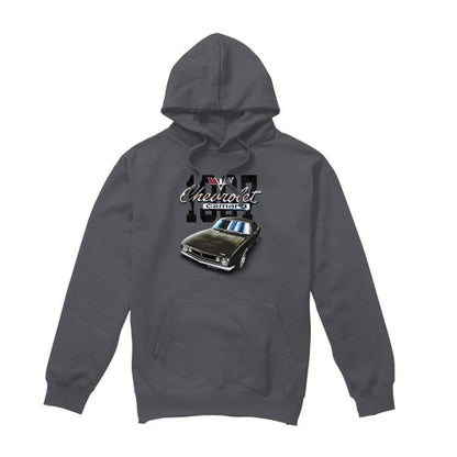 Front - Chevrolet Unisex Adult Classic Camaro Heather Hoodie