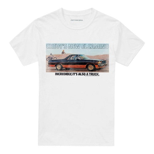 Front - Chevrolet Unisex Adult El Camino T-Shirt