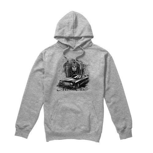Front - Chevrolet Unisex Adult Monte Carlo Drawing Hoodie