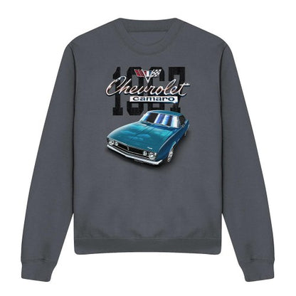Front - Chevrolet Unisex Adult Classic Camaro Sweatshirt