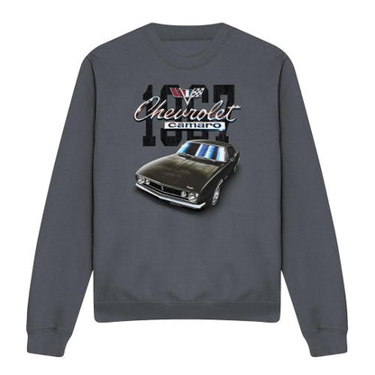 Front - Chevrolet Unisex Adult Classic Camaro Sweatshirt
