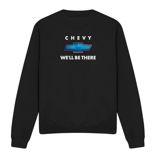 Front - Chevrolet Unisex Adult Well Be There Sweatshirt