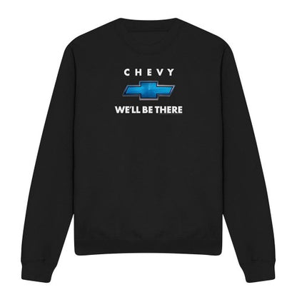Front - Chevrolet Unisex Adult Well Be There Sweatshirt