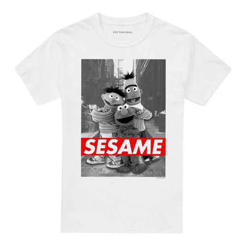 Front - Sesame Street Unisex Adult Sesame T-Shirt