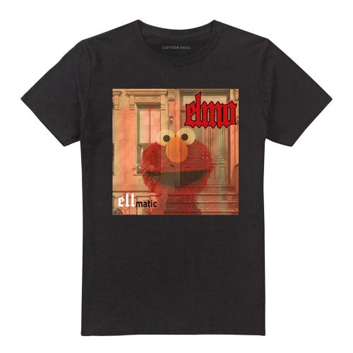 Front - Sesame Street Unisex Adult Ellmatic Elmo T-Shirt