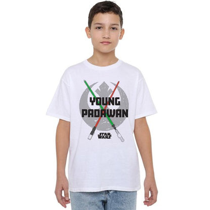 Front - Star Wars Boys Young Padawan Lightsaber T-Shirt