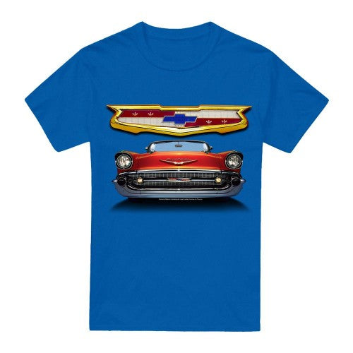 Front - Chevrolet Unisex Adult 1957 Bel Air Grille T-Shirt