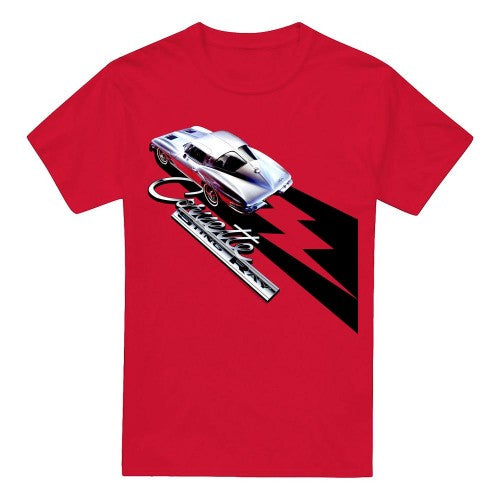 Front - Chevrolet Unisex Adult Split Window Sting Ray T-Shirt