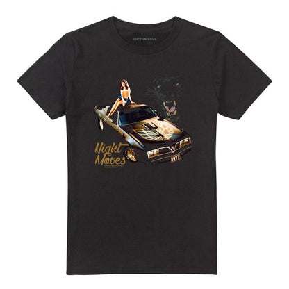 Front - Pontiac Unisex Adult Night Moves T-Shirt