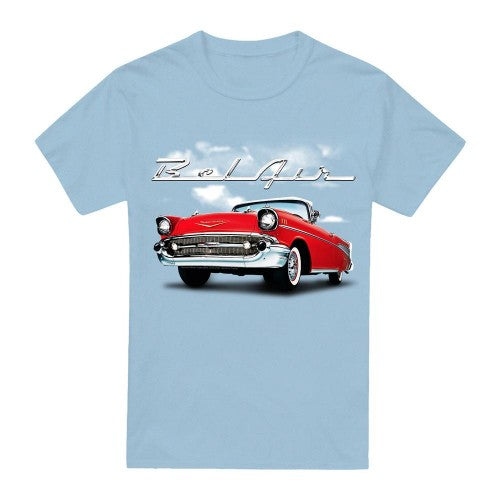 Front - Chevrolet Unisex Adult Bel Air Clouds T-Shirt