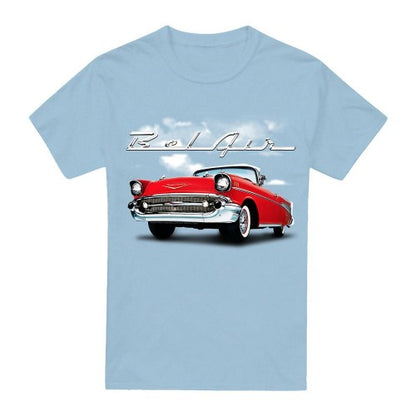 Front - Chevrolet Unisex Adult Bel Air Clouds T-Shirt