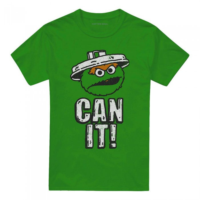 Front - Sesame Street Unisex Adult Can It! T-Shirt