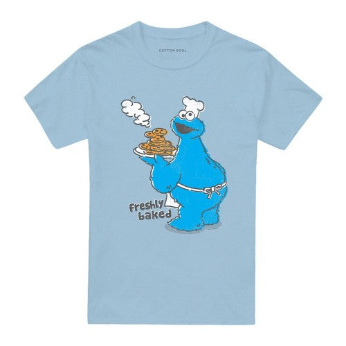 Front - Sesame Street Unisex Adult Freshly Baked T-Shirt